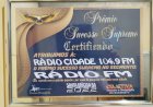 Radio Cidade FM de Santa Brigida recebe certificado de primeiro lugar na cidade
