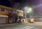 Lanchonete em Delmiro Gouveia fica parcialmente destruída após incêndio