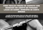 Santa Brigida - Policia Realiza Prisão de Suspeito Com Mandato em Aberto no Povoado Lagoa do Barro