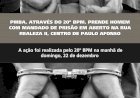 Policia Prende Homem Com Mandado De Prisão Em Aberto Na Rua Realiza II, em Paulo Afonso