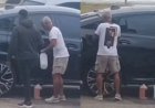 Ficou a pé! Romário fica sem combustível em carrão e para no meio da rua