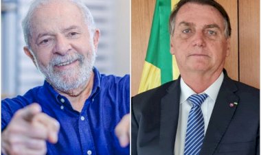 Ipespe: Lula tem 45% intenções de voto contra 34% Bolsonaro