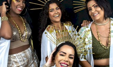 As ‘Deusas’ no Carnaval 2023; bloco feminino desfila na abertura da folia