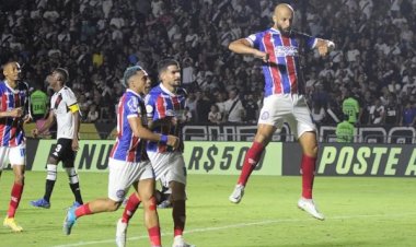 Bahia encerra 3º rodada do Brasileirão com vitória contra Vasco e pontua pela primeira vez