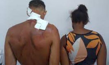 Mãe e padrasto são presos por suspeita de espancar criança de dois anos na BA; vítima tinha olhos roxos e queimaduras de cigarro