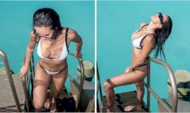 Bruna Biancardi posa de biquíni e exibe curvas que conquistaram Neymar