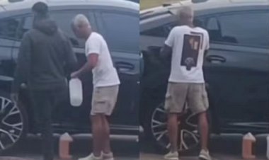 Ficou a pé! Romário fica sem combustível em carrão e para no meio da rua