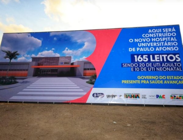 Ordem de serviço do Hospital Universitário de Paulo Afonso será assinada nesta sexta