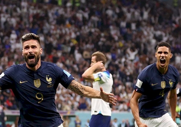 França bate a Inglaterra e está na semi-final da Copa do Mundo