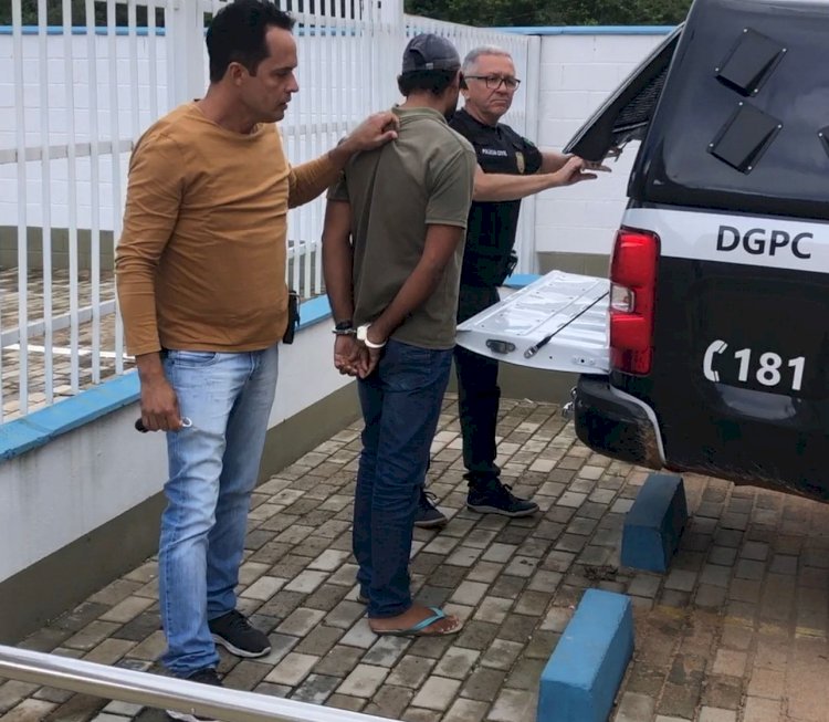 Homem que abusava sexualmente da enteada é preso pela Polícia Civil em Água Branca (Vídeo)