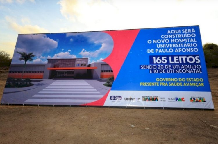 Ordem de serviço do Hospital Universitário de Paulo Afonso será assinada nesta sexta