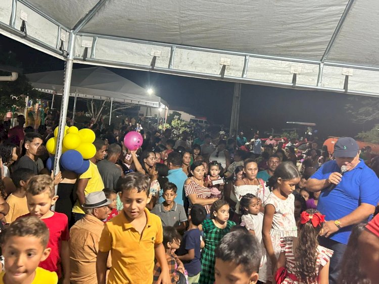 Neguinho de João Galego e amigos  promove festa histórica em homenagem ao Dia das Crianças em Santa Brigida